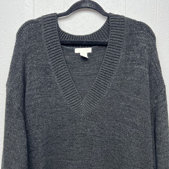 H&M Long Length Tunic Sweater Womens M Casual Workwear Mob Wife Contemporary - Picture 3 of 9